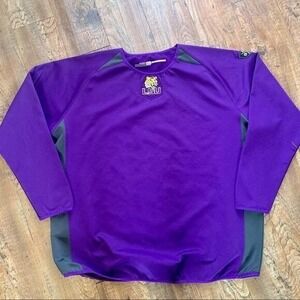 DeMarini LSU Tigers Pullover Mens XL Purple Excellent Long Sleeve Training Top